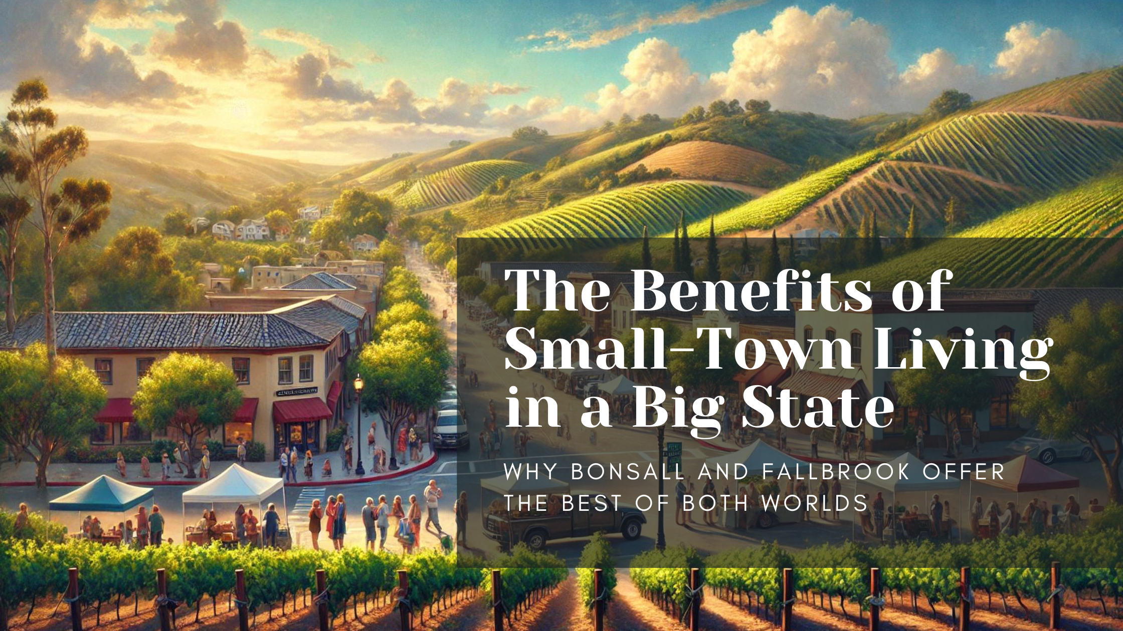 The Benefits of Small-Town Living in a Big State: Why Bonsall and Fallbrook Offer the Best of Both Worlds